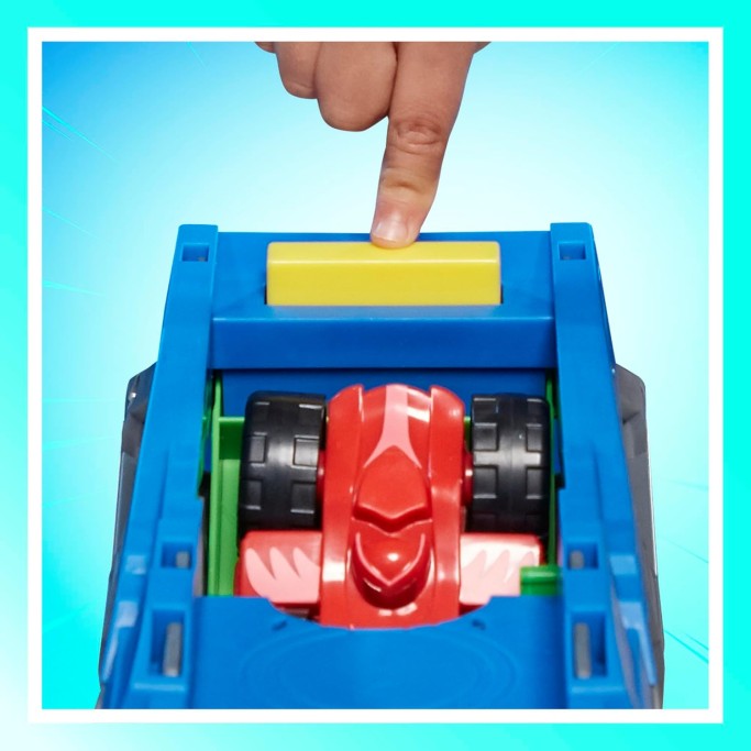 PJ Masks Super Pigiamini, Camion Trasporta Eroi, 2 Veicoli
