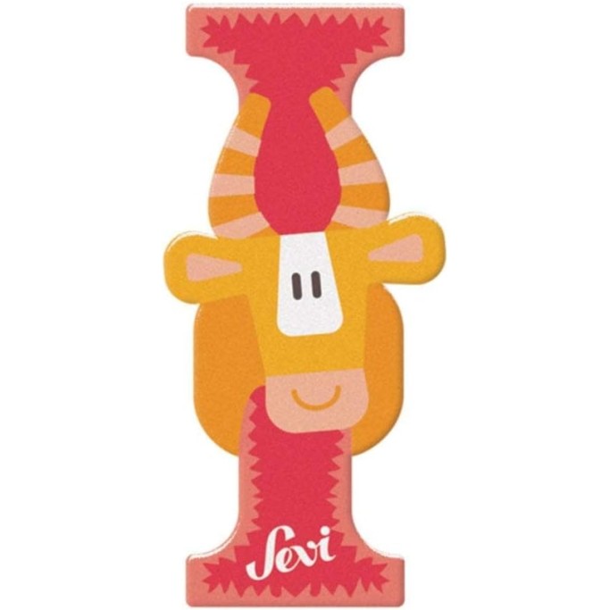 Lettera in Legno a Forma di Animale, Lettere della Porta per cameretta dei Bambini