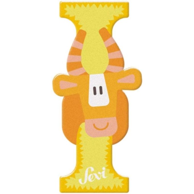 Lettera in Legno a Forma di Animale, Lettere della Porta per cameretta dei Bambini