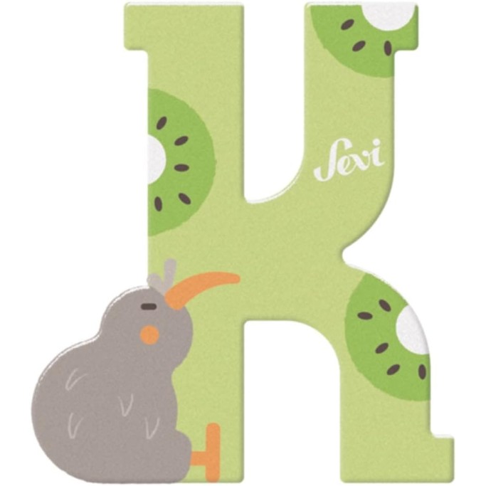 Lettera in Legno a Forma di Animale, Lettere della Porta per cameretta dei Bambini