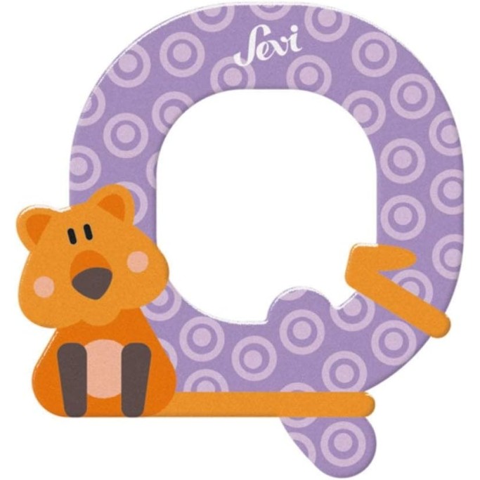 Lettera in Legno a Forma di Animale, Lettere della Porta per cameretta dei Bambini