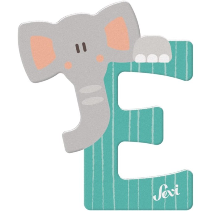 Lettera in Legno a Forma di Animale, Lettere della Porta per cameretta dei Bambini