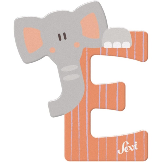 Lettera in Legno a Forma di Animale, Lettere della Porta per cameretta dei Bambini