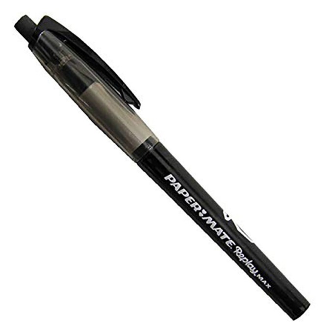 Penna PaperMate Replay MAX a sfera nero 1 mm tratto medio