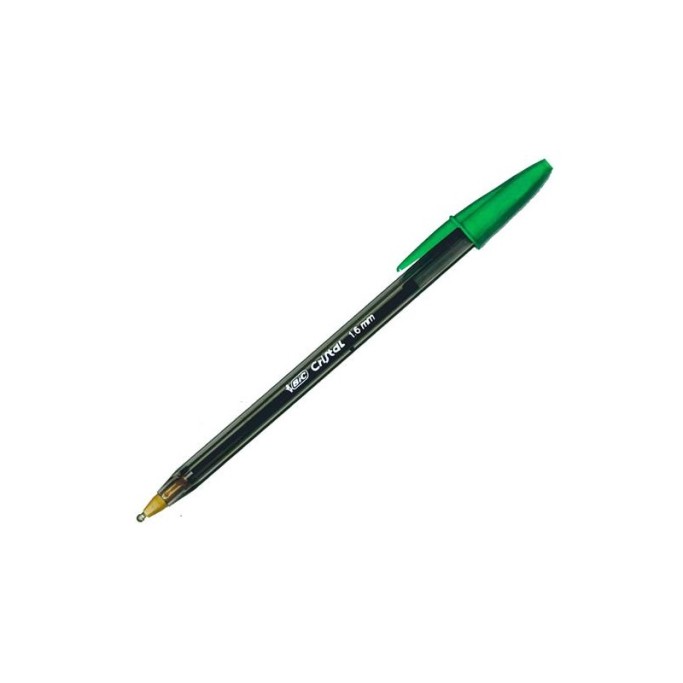 BIC Penne a Sfera, Cristal Large, Punta Media, 1.6 mm