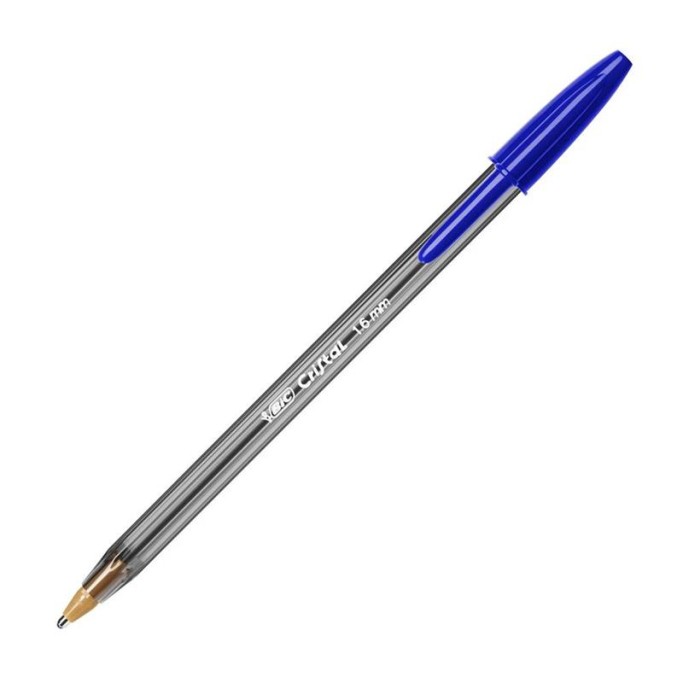 BIC Penne a Sfera, Cristal Large, Punta Media, 1.6 mm