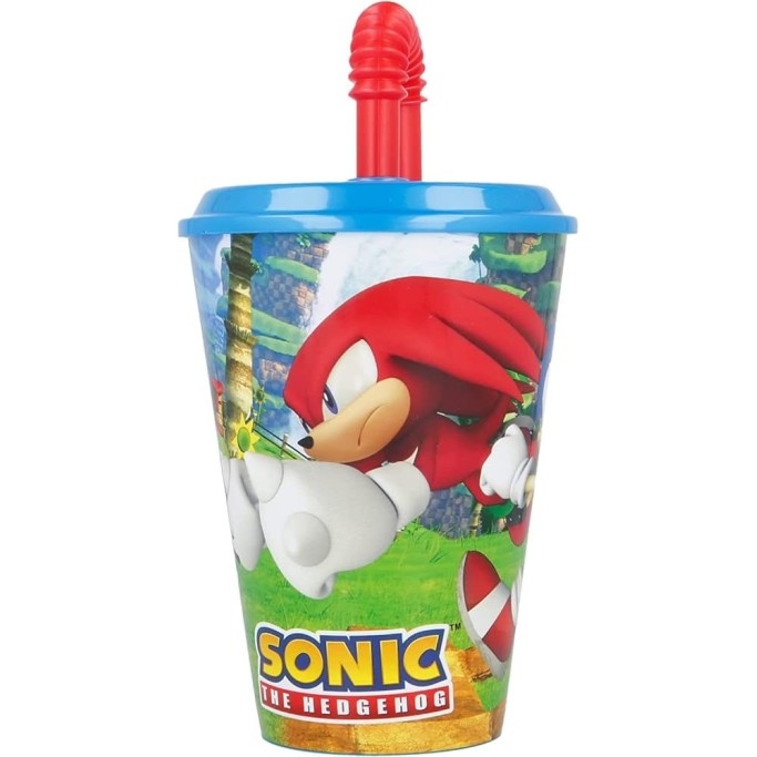 Bicchiere con cannuccia