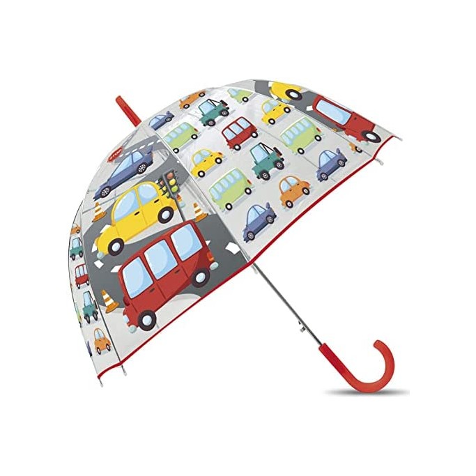 OMBRELLO TRASPARENTE CARS