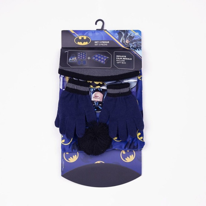 Cappello, Guanti e Scaldacollo Batman