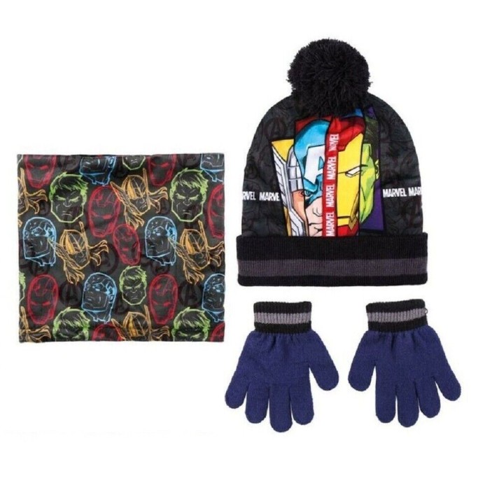 Cappello, Guanti e Scaldacollo The Avengers