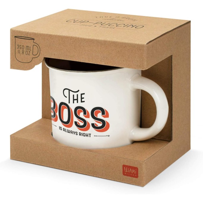 Legami, Tazza Cappuccino in Porcellana, Tema Boss