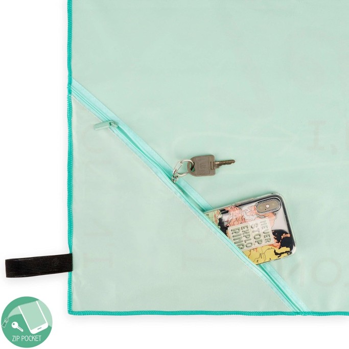 Legami, Asciugamano da palestra in microfibra, 45x80 cm, tema Panda