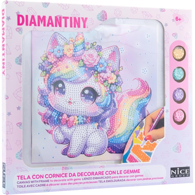 DIAMANTINY Design Art Quadretto, Kawaii Unicorn