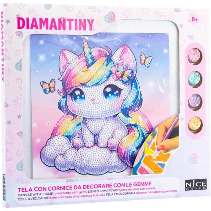 DIAMANTINY Design Art Quadretto, Kawaii Unicorn