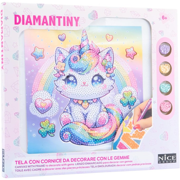 DIAMANTINY Design Art Quadretto, Kawaii Unicorn