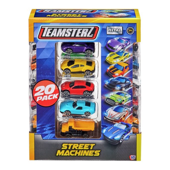 Teamsterz Street Machines Die-Cast, kit 20 auto