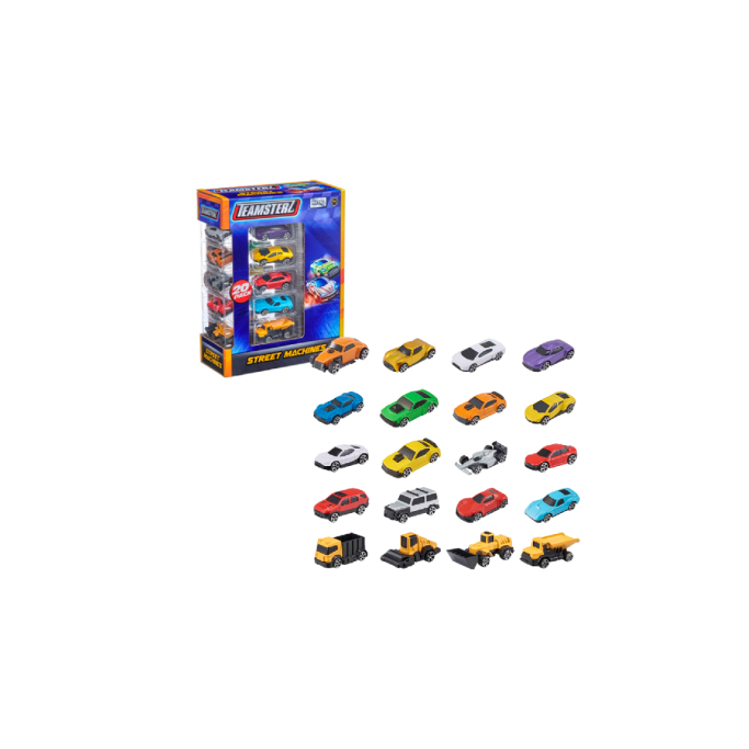Teamsterz Street Machines Die-Cast, kit 20 auto