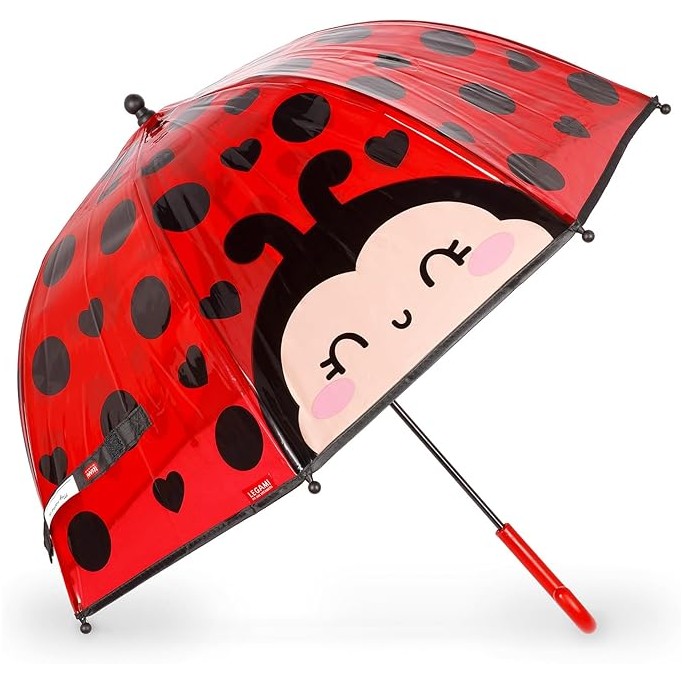 Legami, Ombrello per Bambini Dancin' In The Rain, Ladybug, Coccinella