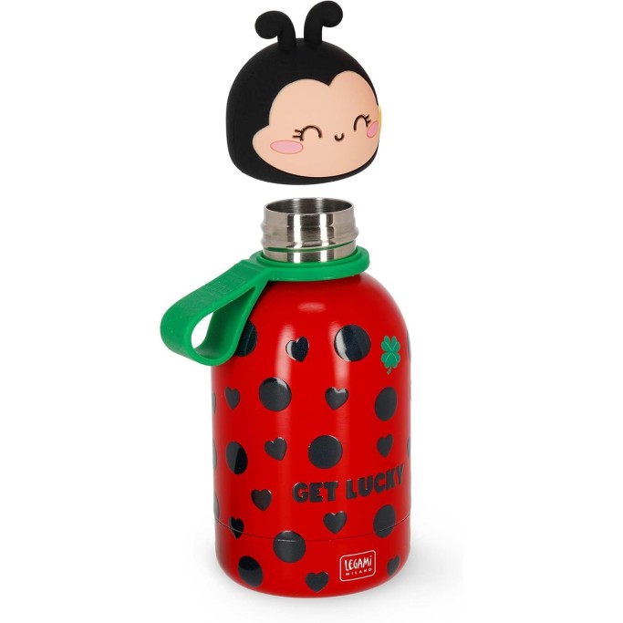 Legami, Borraccia Termica per Bambini Hot&Cold BFF, Ladybug, coccinella