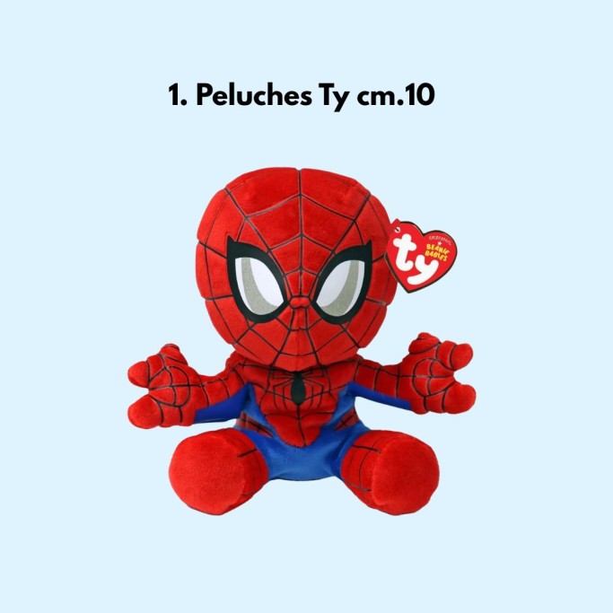 Uovo di Pasqua Giocattoli Spiderman Pasqualone, Guscio con 5 Sorprese.