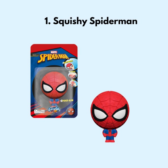 Uovo di Pasqua Giocattoli Spiderman Pasqualone, Guscio con 5 Sorprese.
