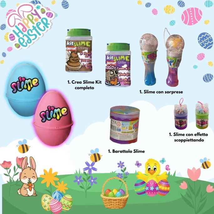 Uovo con Sorprese Slime, Pasqualone