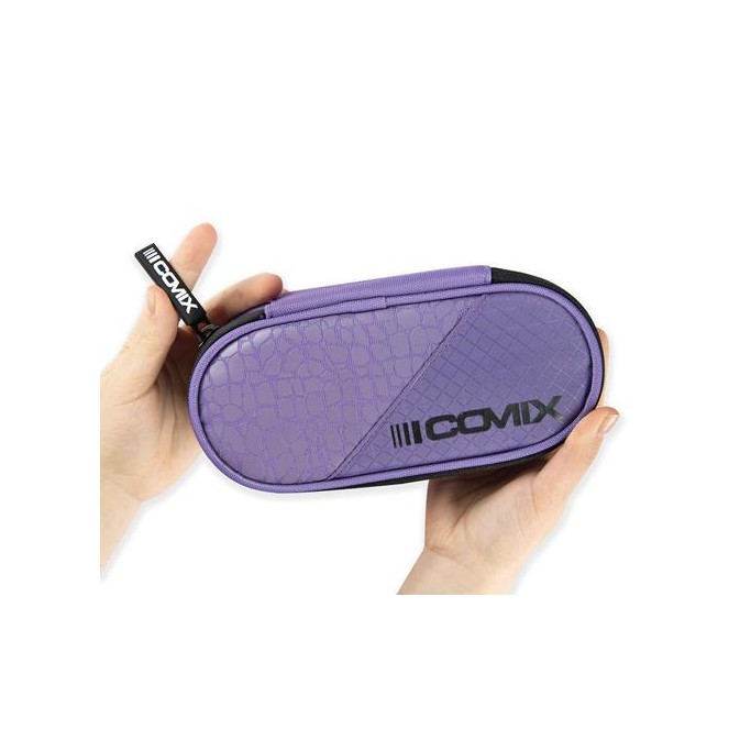 Comix, Astuccio Ovale Organizzato Comix Tween Purple Turtle