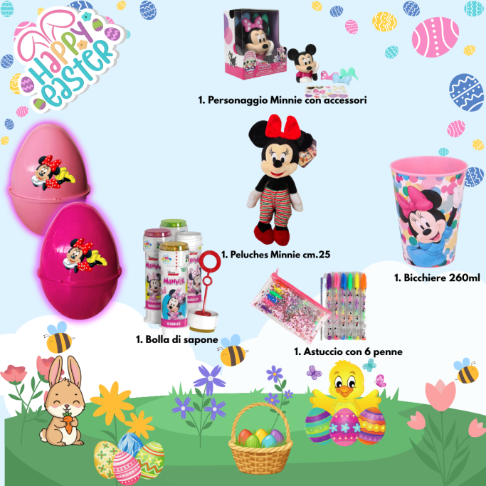 Uovo di Pasqua Giocattoli Minnie Pasqualone.