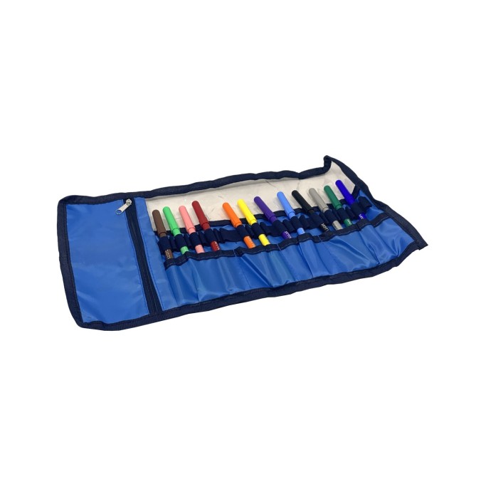 Astuccio Stitch rotolo bambini con 12 pennarelli Giotto