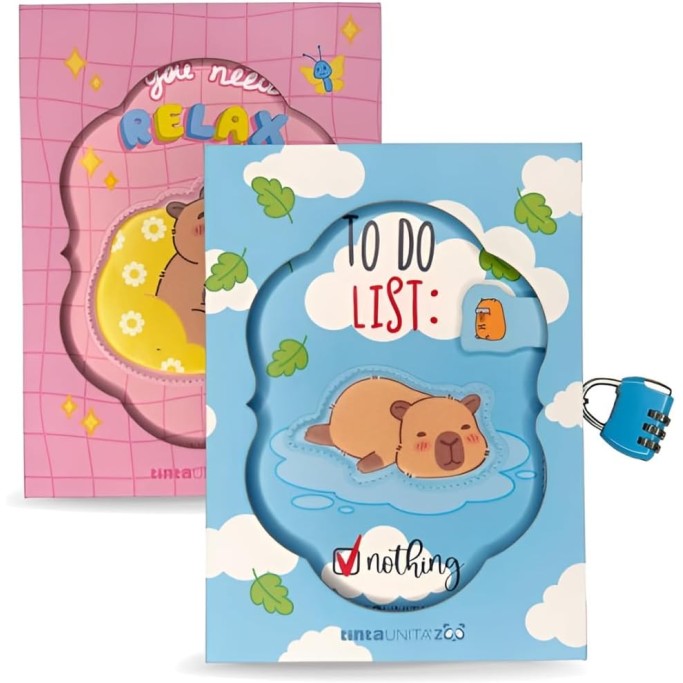 Tinta Unita, Diario Capybara con Lucchetto