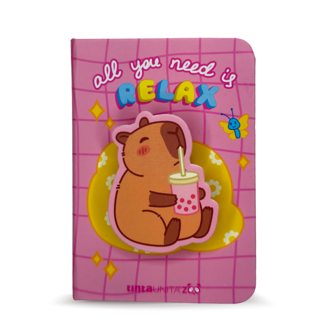 Tinta Unita, Block notes pagine bianche, Capibara zoo