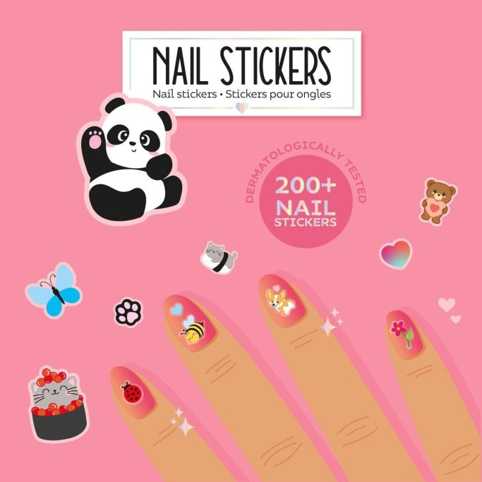 Legami, Adesivi per Unghie Cute Animals, Nail Stickers, Panda