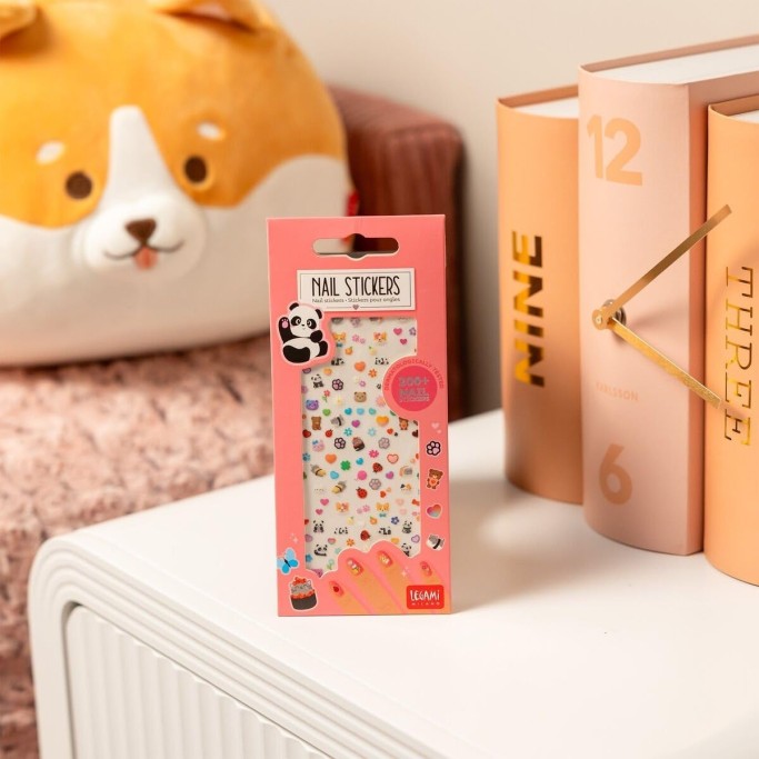 Legami, Adesivi per Unghie Cute Animals, Nail Stickers, Panda