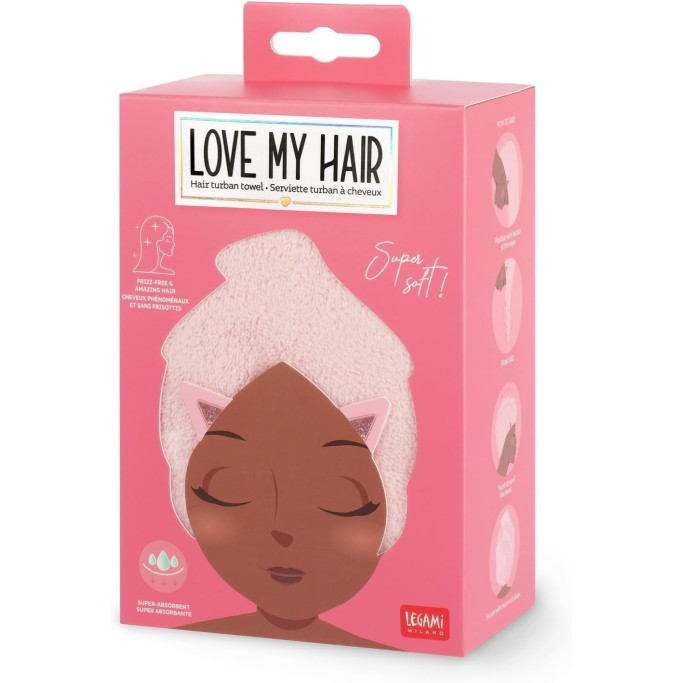 Legami, Turbante per Capelli Love My Hair, tema kitty