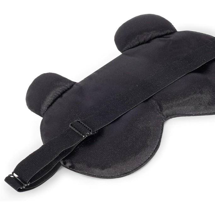 Legami, Sleep Mask Nap Queen, Mascherina da Notte con Elastico Regolabile, Super Soffice, Tema Panda