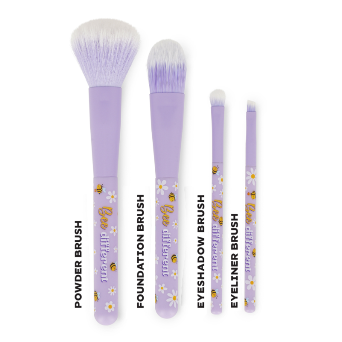 Legami, Set di 4 Pennelli per il Trucco Bee - Oh My Glow!