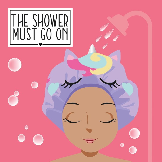 Legami, cuffia da Doccia The Shower Must Go On, Riutilizzabile Impermeabile