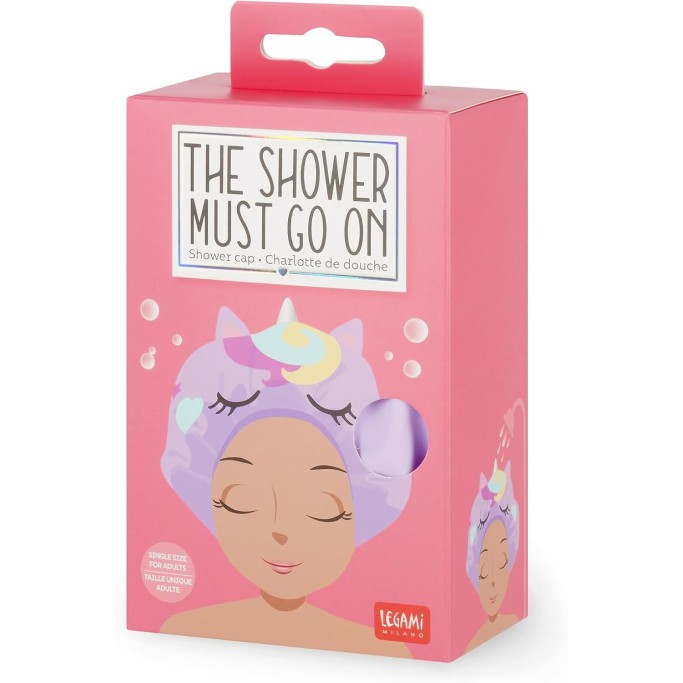 Legami, cuffia da Doccia The Shower Must Go On, Riutilizzabile Impermeabile