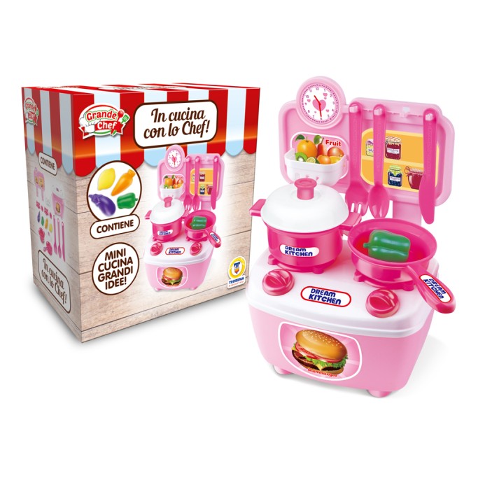 GRANDE CHEF, MINI CUCINA CON ACCESSORI