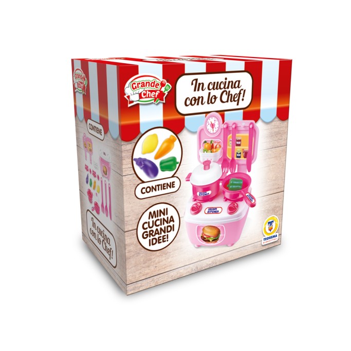 GRANDE CHEF, MINI CUCINA CON ACCESSORI