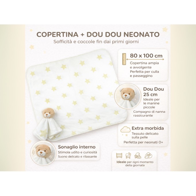 GOGO, SET COPERTINA + DOUDOU