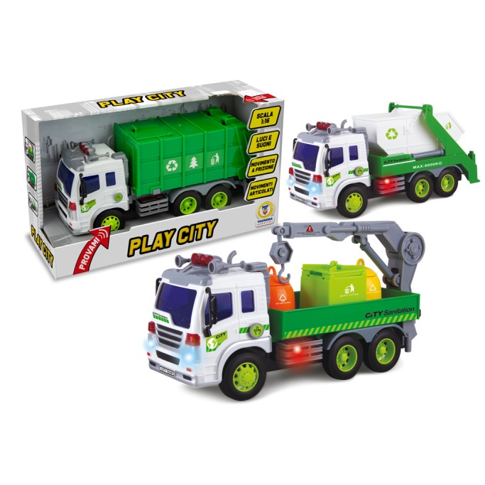 Veicoli play city camion luci e suoni