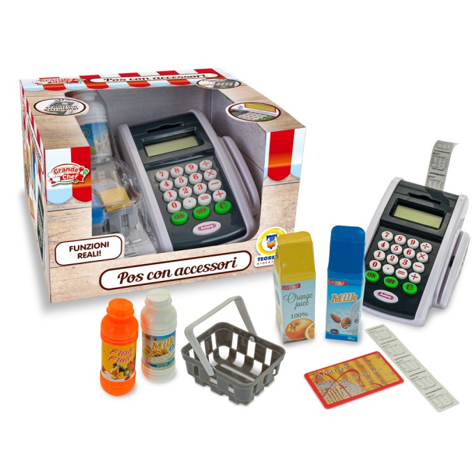GRANDE CHEF,  POS CON ACCESSORI E FUNZIONI REALI