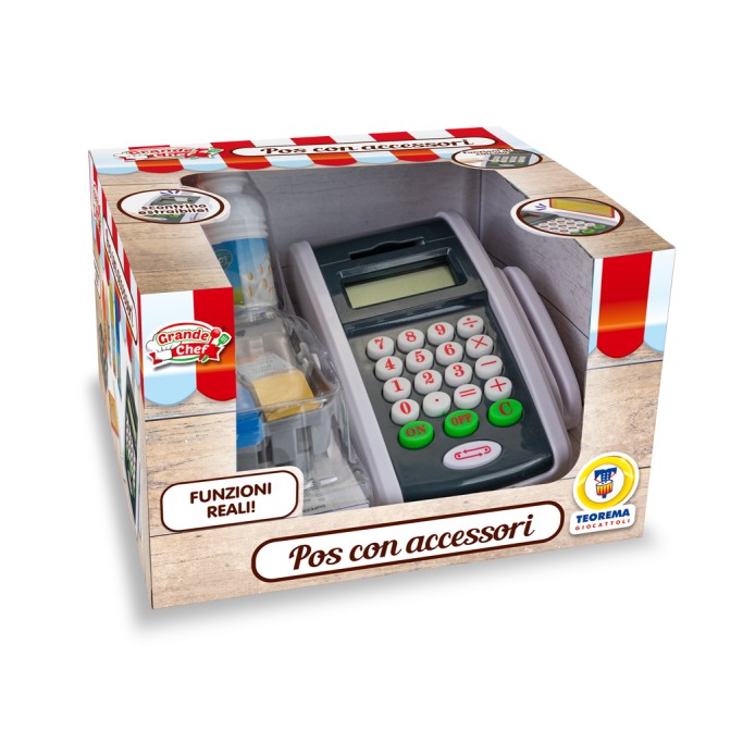 GRANDE CHEF,  POS CON ACCESSORI E FUNZIONI REALI