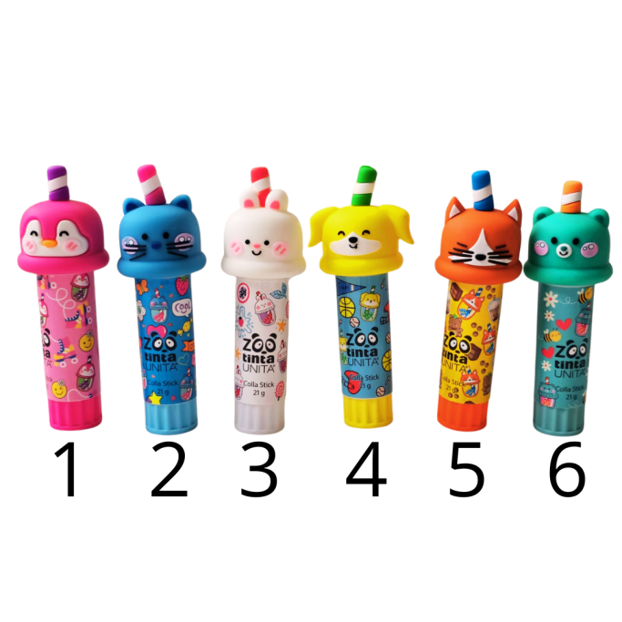 Tinta Unita, Colla Stick 21 gr, Zoo Bubble Tea