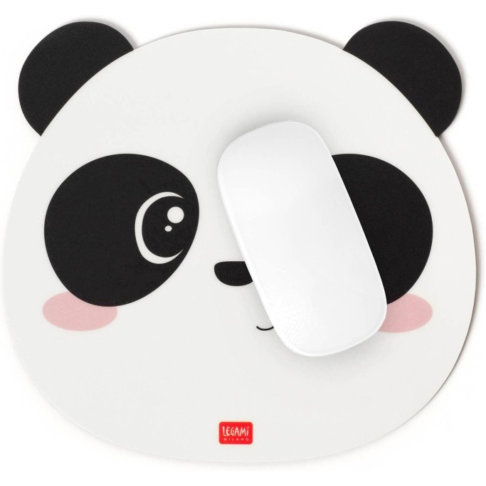 Legami, Tappetino per Mouse, Mousepad con Superficie Antipolvere e Antiriflesso, tema Panda