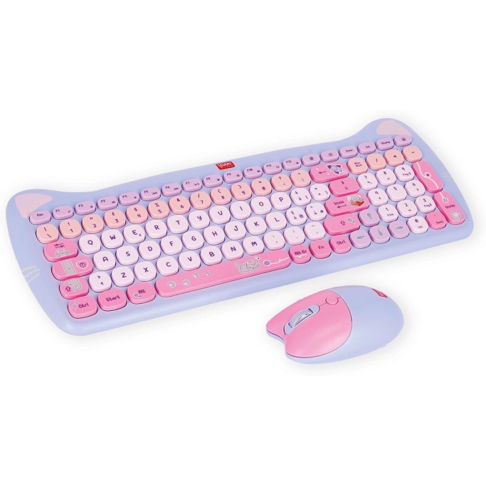 Legami, Set Tastiera con 15 Tasti Multimediali, tema Kitty