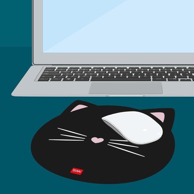 Legami, Tappetino per Mouse, Mousepad con Superficie Antipolvere e Antiriflesso, tema Kitty