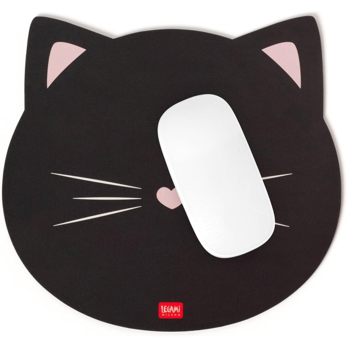 Legami, Tappetino per Mouse, Mousepad con Superficie Antipolvere e Antiriflesso, tema Kitty