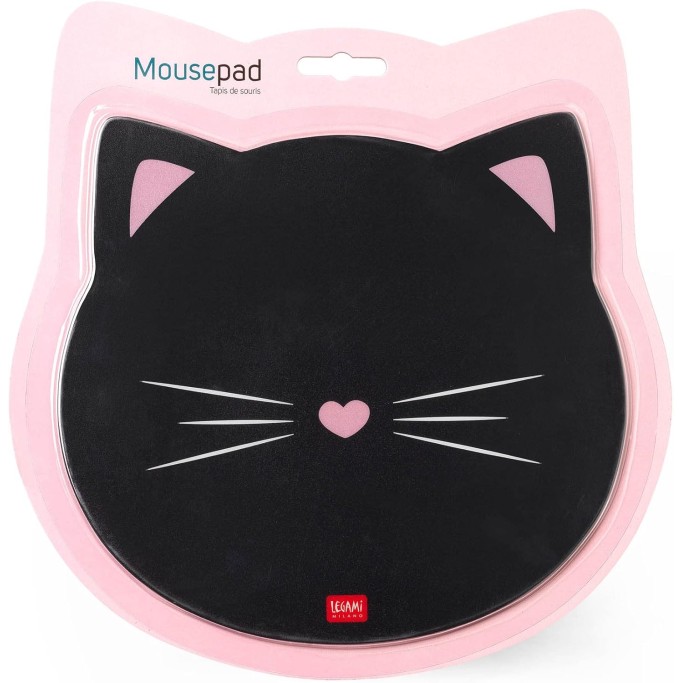 Legami, Tappetino per Mouse, Mousepad con Superficie Antipolvere e Antiriflesso, tema Kitty